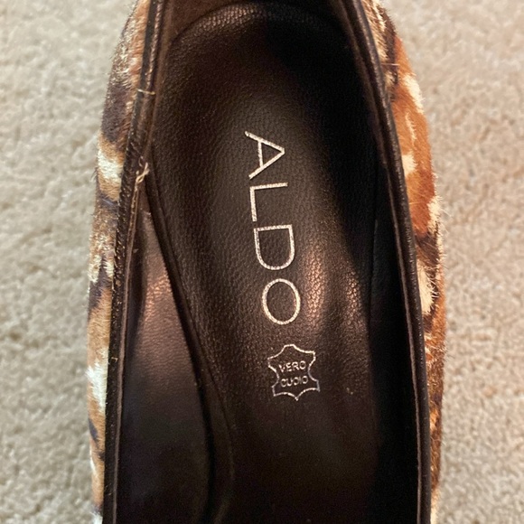 ALDO CALF HAIR STILETTO HEELS - Picture 2 of 14